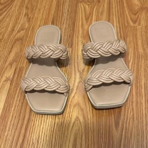 Dolce Vita Beige Braided Sandals